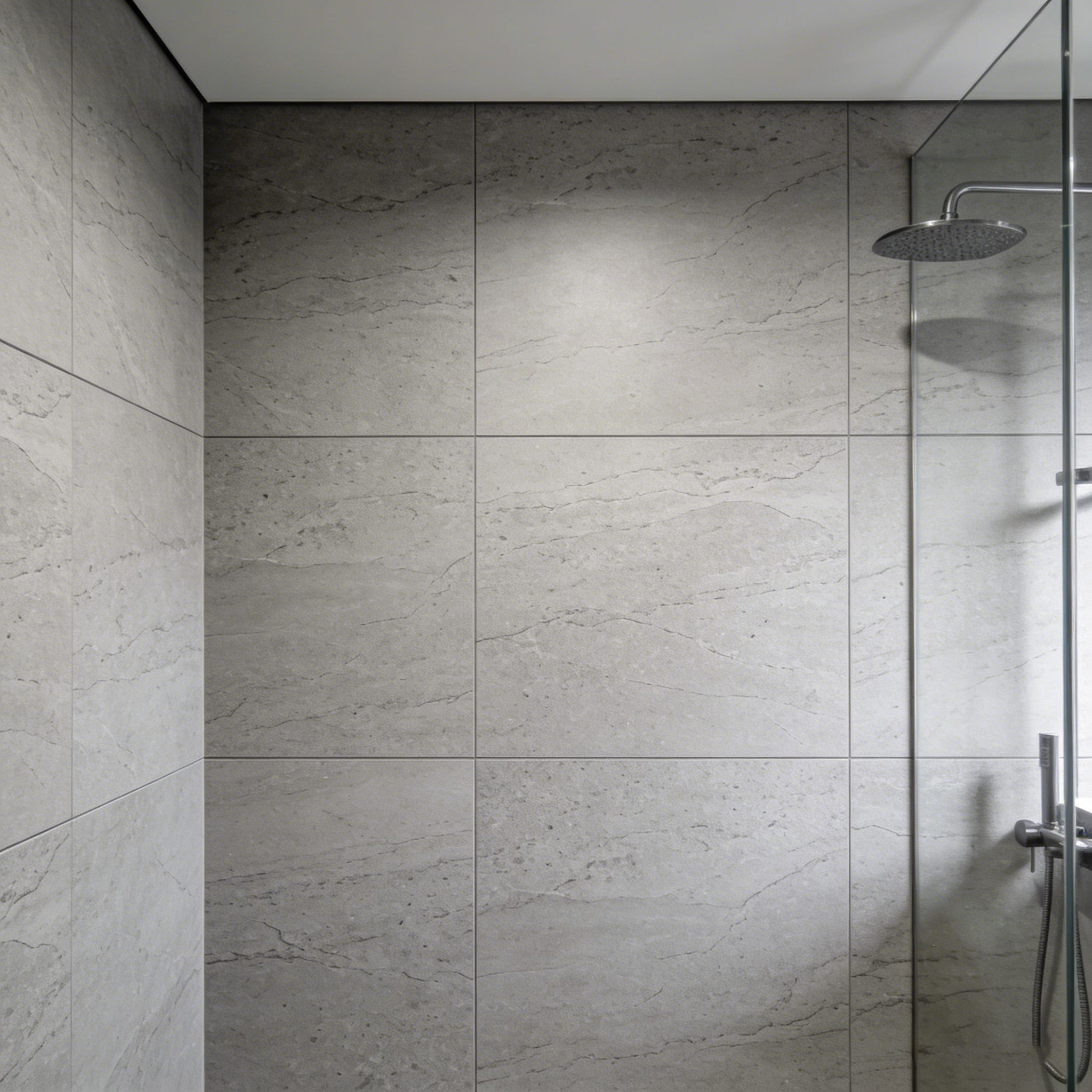 High Quality SPC Alcove Shower Wall Panel Set With Line Texture For Us Projects
