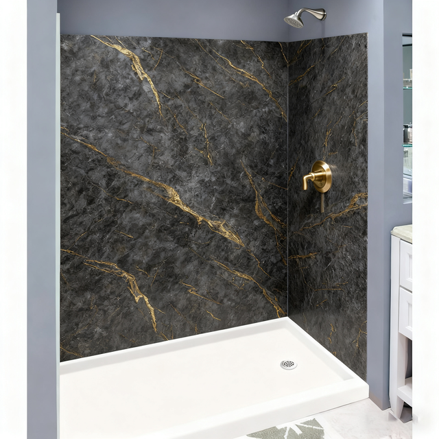 Project Use SPC Wall Panel Full Set Waterproof Stone Design Includes All Parts