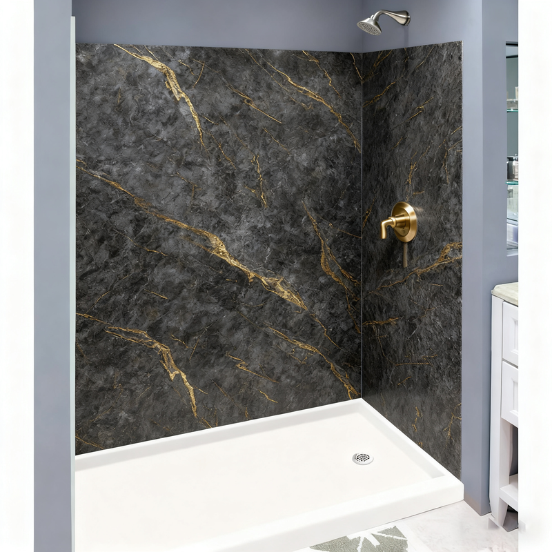 Project Use SPC Wall Panel Full Set Waterproof Stone Design Includes All Parts