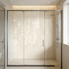 Commercial SPC Alcove Shower Wall Kit With Decorative Lines For Us And Eu Contractors