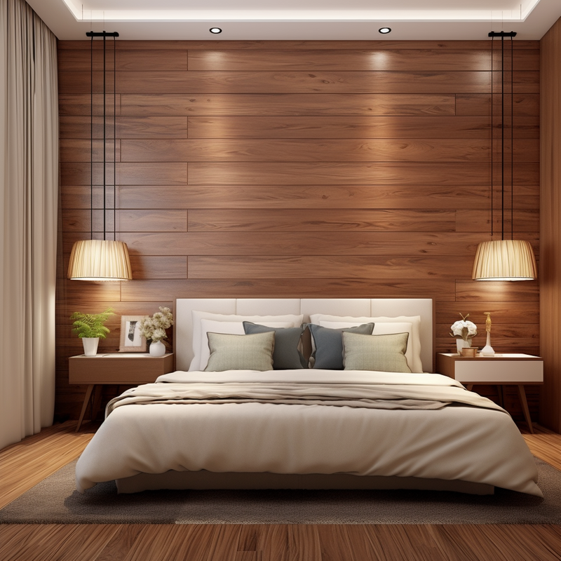 PVC WPC Wood Cladding Interior Decor Wall Panel