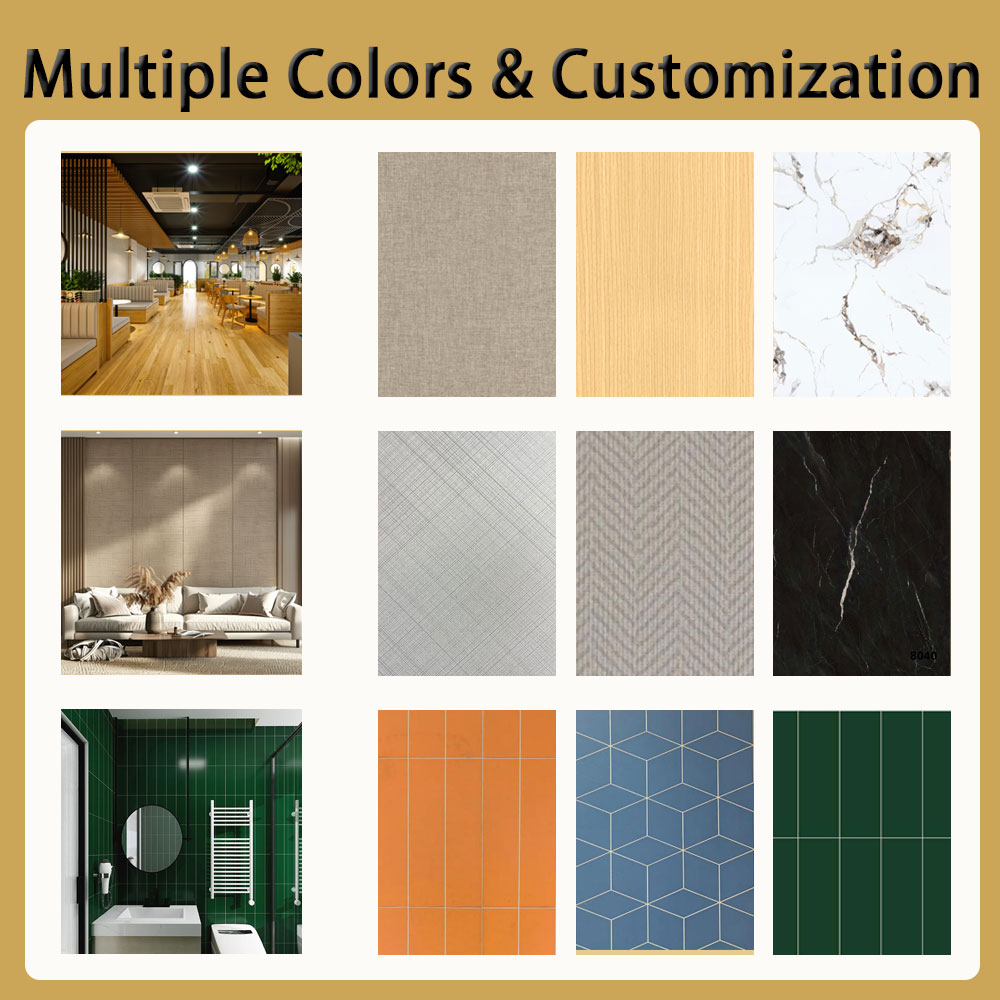 Commercial Grade Continuous Vein SPC Bathroom Cladding Complete Set with Trims